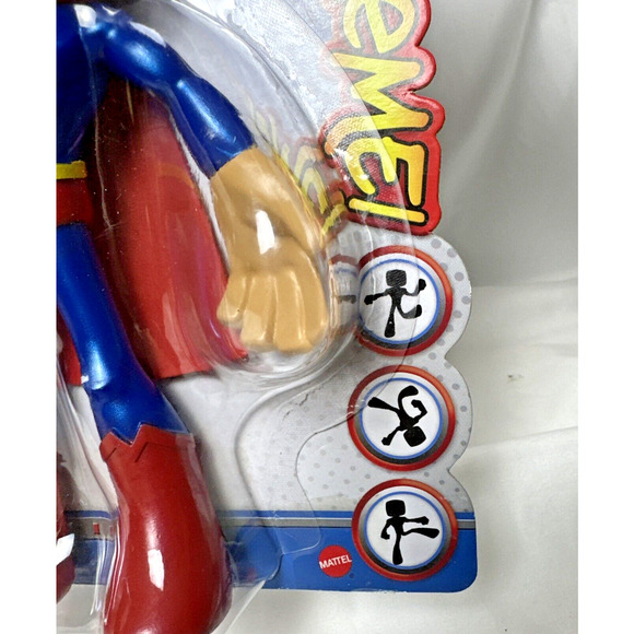 Justice‎ League DC Flextreme! Superman 7" Bendable Figure Mattel New NIB Sealed - Picture 4 of 7